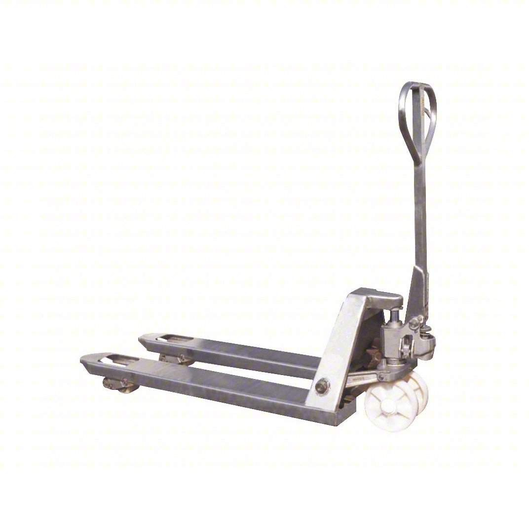 Pallet Jack: 5,500 lb Load Capacity, 48 in L x 6 5/16 in W, 20 1/2 in, 7 7/8 in, Narrow Fork