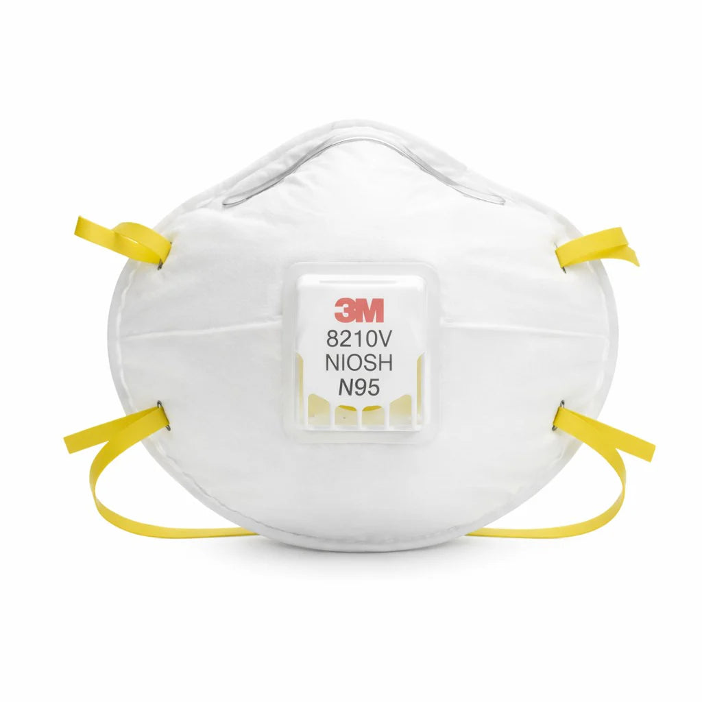 3M N95 Particulate Respirator USA Made, 8210V, White